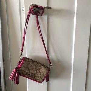 Authentic coach crossbody purse